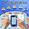 4.0'' Kids Smartphone Touch Screen 1G+8G Leaning Puzzle Game For Children Dual Cameras Children Birthday Gift Phone Toy 1200Mah