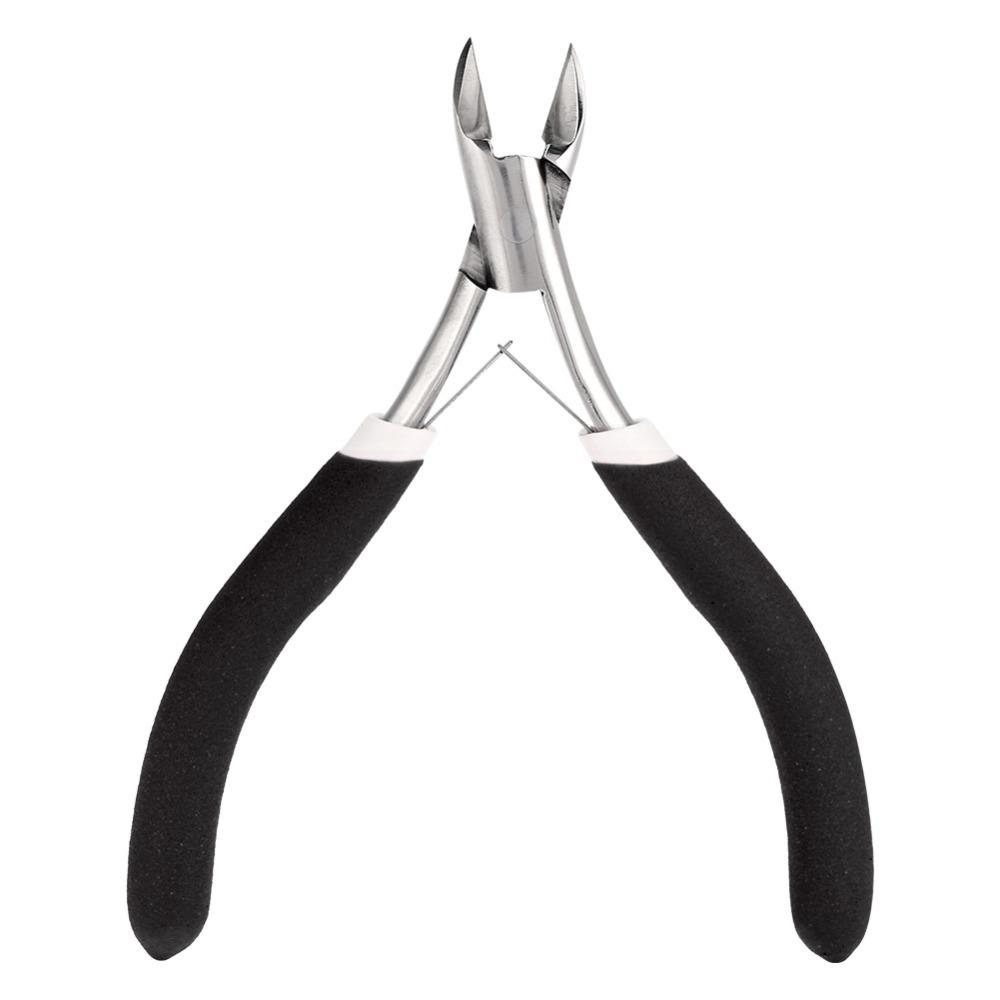 Non-Slip Grip Nail Clipper Trimmer Stainless Steel Nail Clipper  Daily Home Manicure чёрный