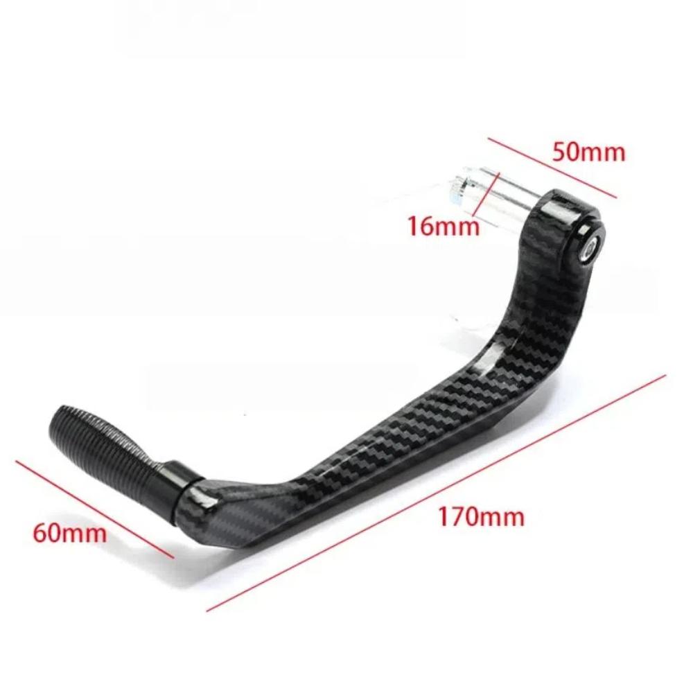 Anti-fall Motorcykel Handskydd 16mm Universell Rand Bromshandtagsskydd Lättvikt Retrofit Tillbehör Kopplingshandtagsskydd