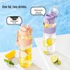 TAFUCO Large Capacity Dual-Drink Sports Water Bottle