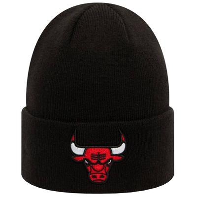 Chicago Bulls Cuff Hat, Mens Black Cap