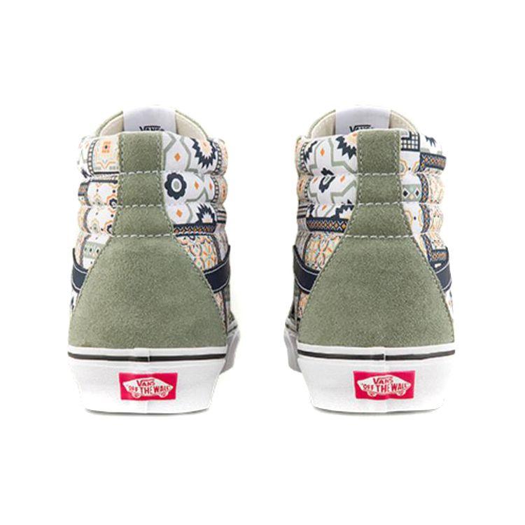 Vans Sk8-Hi Reissue Morocccan Tile Dark Khaki Unisex Sneakers VN0A4BV8688