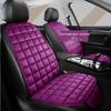 Universal Non-Slip Crystal Velvet Car Seat Cushion with Backrest for All Seasons