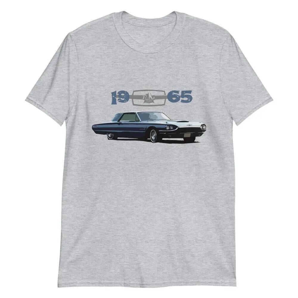 

1965 Thunderbird Hardtop Antique Classic Vintage Car TShirt New 100 Cotton Short Sleeve ONeck Casual Mens Tshirt Streetwear S