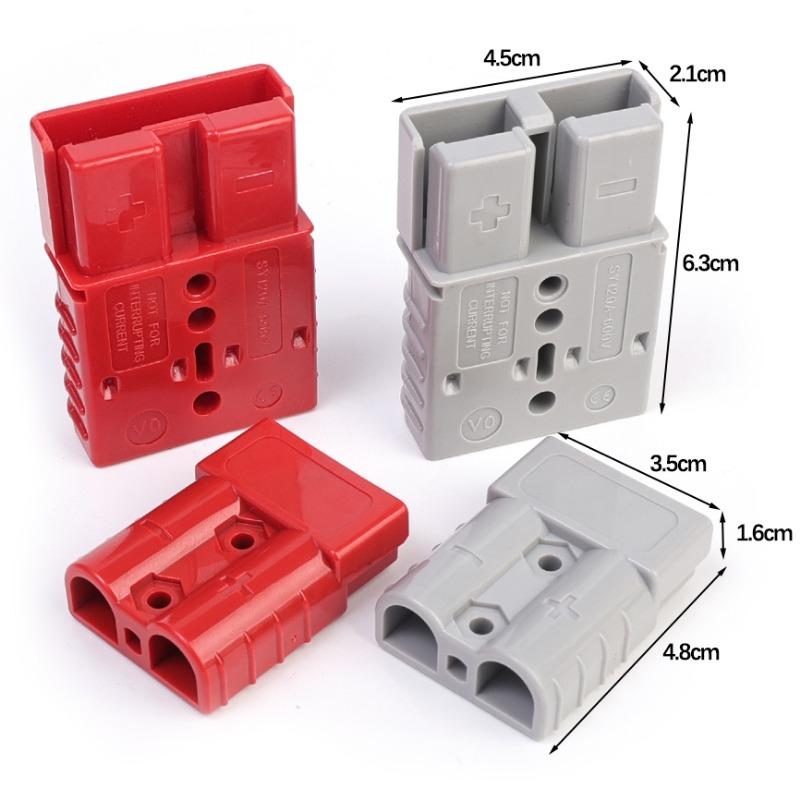 10/1pcs 50A/120A Anderson Style Plug Connectors DC Power Solar Caravan Motorcycle Socket Battery Charging Adapter Accessories