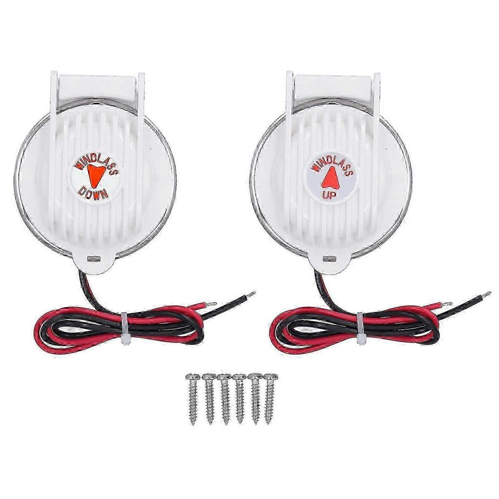 1 Pair Windlass Foot Switch Rust Proof Universal Up Down for Deck Anchor DC12V 24V