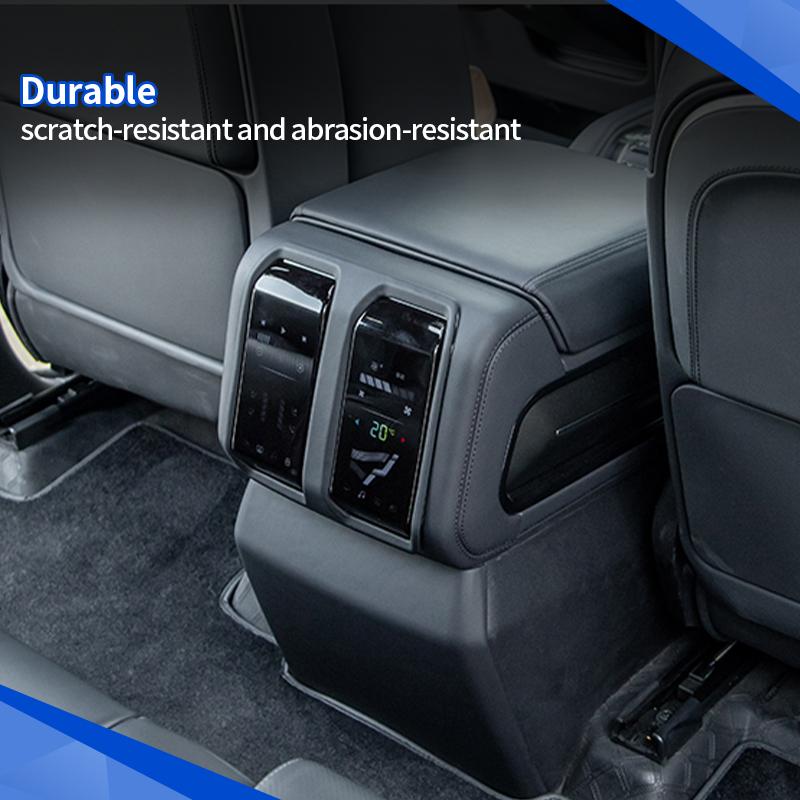 For BYD Leopard 8 Denza B8 2025+ Car Rear Air Conditioning Panel Frame Armrest Box Rear Protective Cover Auto Accessories