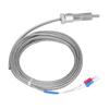 BERM K Type Thermocouple Compression Spring Temperature Gauge Sensor Probe 0‑400 Celsius  M12 5meter
