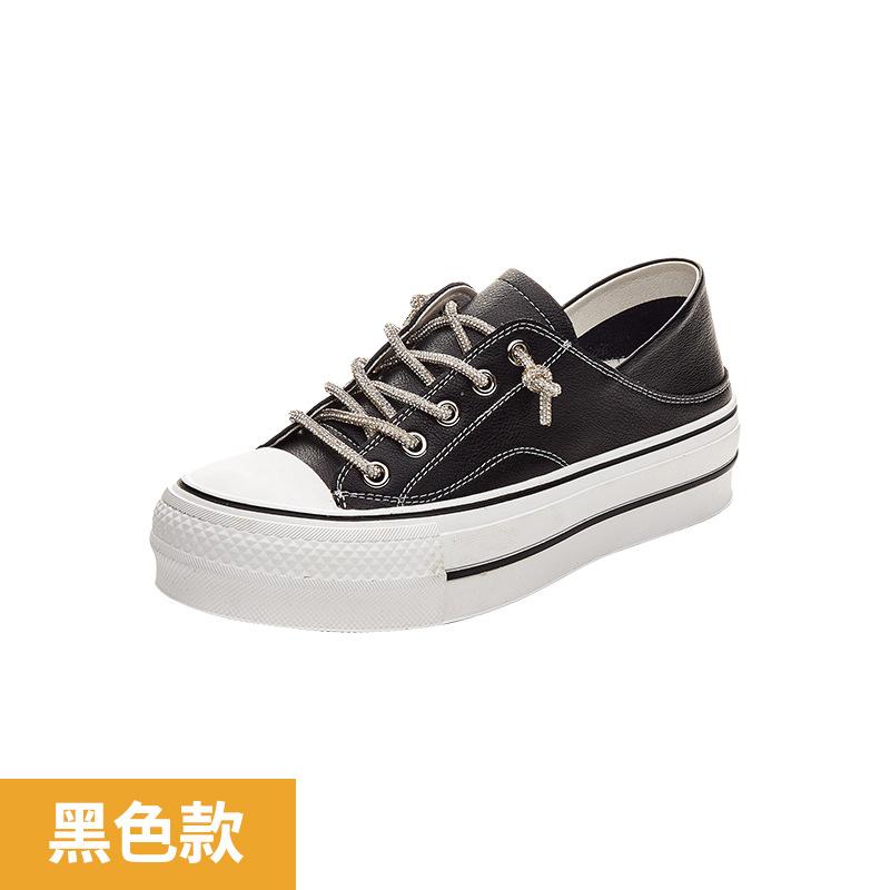 

Little White Shoes 2025 New Women s Shoes One Pedal Platform Shoes Soft Sole Casual Two Wear Overboard Shoes One Women s 2025 40 чёрный