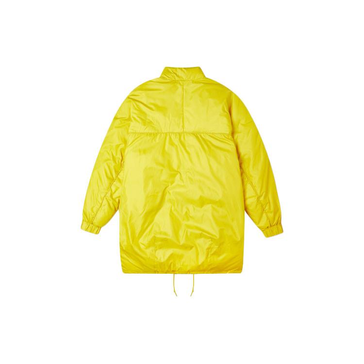 Converse Parka Coats Unisex Yellow Stand Collar Thickened 10021714-A03