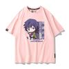Summer Cartoon Ghost Killing Blade Summer Anime Cotton Cartoon Printing New Unisexs and Womens Casual Round Neck Short Sleeve