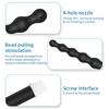 Silicone Long 58cm Anal Beads Plug Dilator Douche Enema Vagina Cleaning Kit Buttplug Syringe Shower Head Gay Sex Toy For Couples