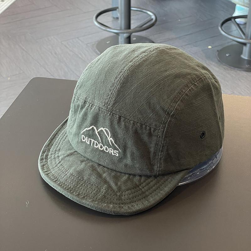 Baseballkappe mit kurzem Schirm und verstellbarer Passform, Sonnenschutz für Damen, Herren, Outdoor-Bekleidung