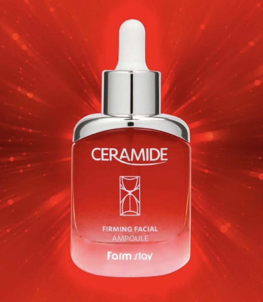 Farmstay Ceramide Firming Facial Ampoule (50ml) - Hydrating & Nourishing