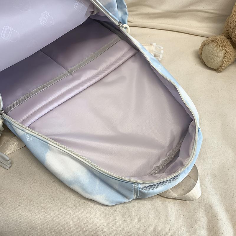 Women's Large Capacity Backpack Computer Travel Backpack Lightweight Senior High School Student Schoolbag