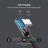 Câble usb c - ugreen - coudé 90 degrés - charge rapide 3a - nylon tressé - 1m