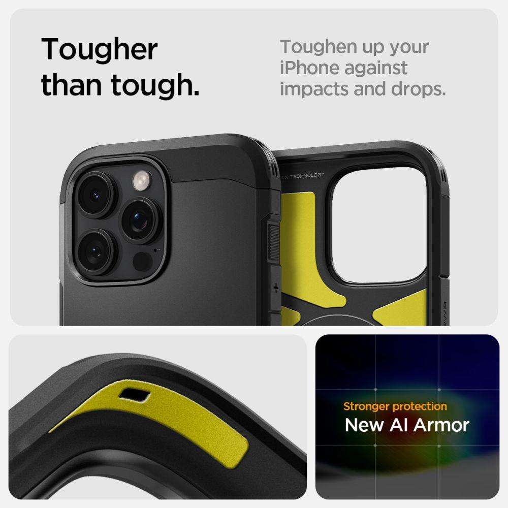 Spigen Tough Armor Mag Magsafe Iphone 16 Pro Max Black