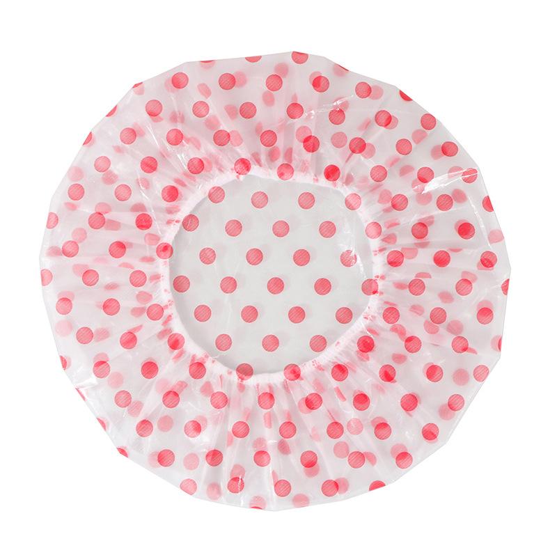 

Кольорова Потовщена Неодноразова Шапочка для Душу Ванна Водонепроникна Крапка ЕВА Доросла Душ Протимасляна Водонепроникна Шапочка Шапочка для Душу рожевий