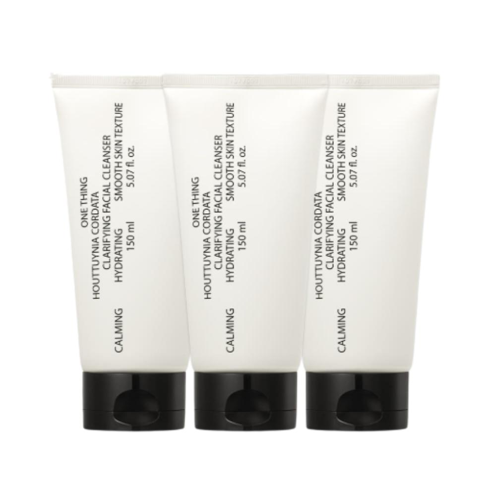 

ONE THING Houttuynia Cordata Low pH Cleansing Foam 150ml (Pack of 3) Gentle Soothing & Pore Care
