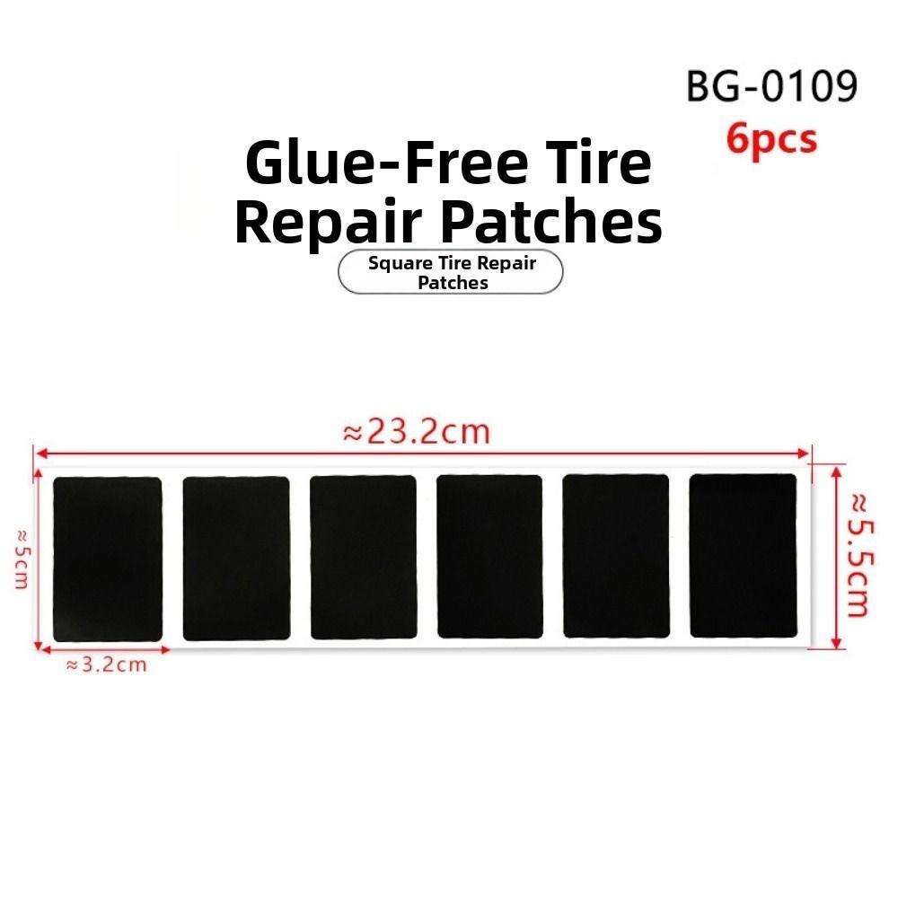 1pc/1sheet PE Tyre Protection No-glue Adhesive Quick Drying Fast Tyre Tube  Cycling Equipment