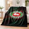 South Sydney Rabbitohs Printed Flannel Blanket Warm Comfort Bed Throw For Indoor Home Decoration