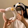 2025 Cute Penguin Plush Headband for Skincare and Makeup - High Skull Design