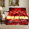 [1pc Manchester United Manchester City Blanket] All-Season Blanket - Cozy Blanket for Sofa Couch Home Decoration, Digital Printed Nap Blanket