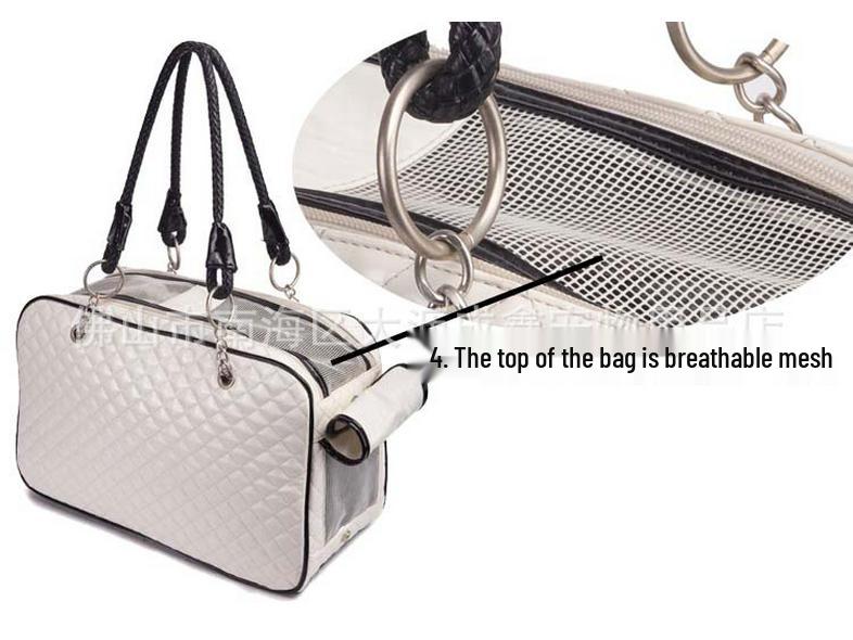 Portable Pet Handbag for Cats and Small Dogs: Teddy Poodle Backpack