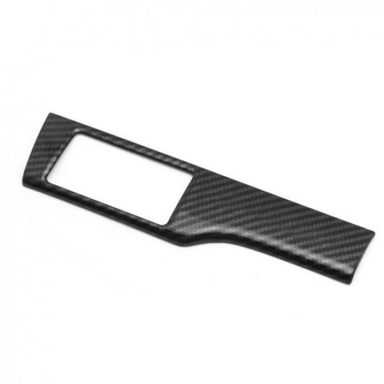 Carbon Fiber Style Headlight Switch Button Cover Trim For Honda Civic 2016-
