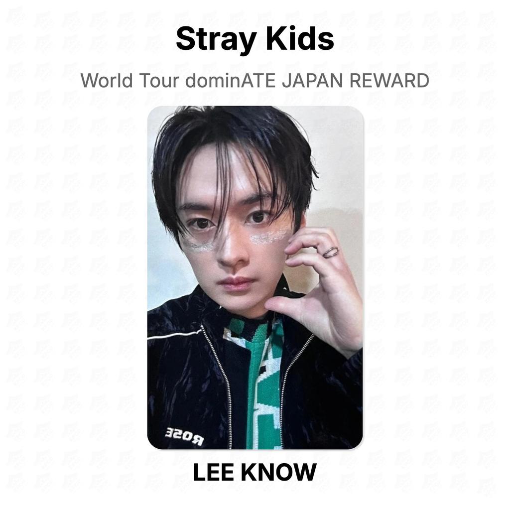 Stray Kids World Tour dominATE JAPAN REWARD Official Photocard