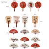 2026 Guochao Ancient Style Fan-Shaped New Year Blessing Card - Creative Hanging Gift