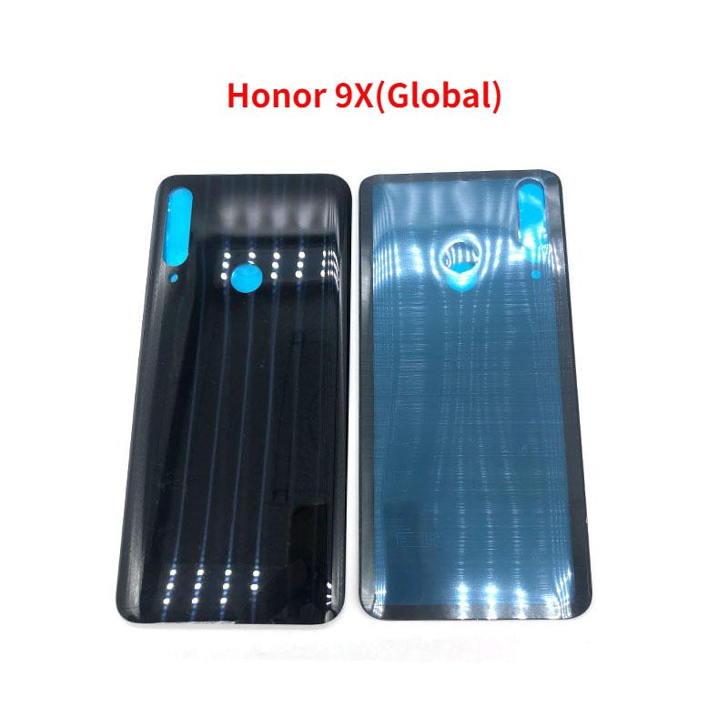 Nové zadní sklo pro Huawei Honor 9X STK-LX1 HLK-AL00 TL00 pouzdro Výměna zadní baterie zadních dvířek