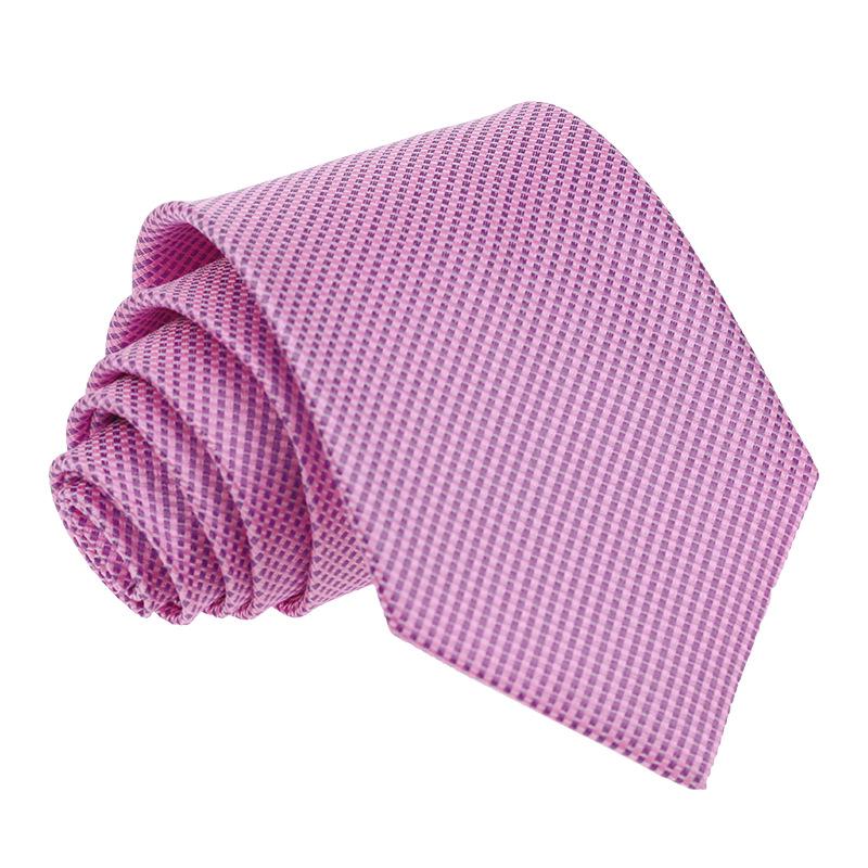 Men's Premium 7.5cm Plaid Polyester Tie for Business, Casual, Wedding, or Best Man Suit.