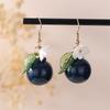 Cute 3D Fruit Pendant Earrings Vibrant Color Y2K Fashion Jewelry for Teen Girls Daily Outing Party Gifting
