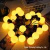 Solar LED String Lights for Outdoor Camping, Wedding Canopy, and Stall Decoration