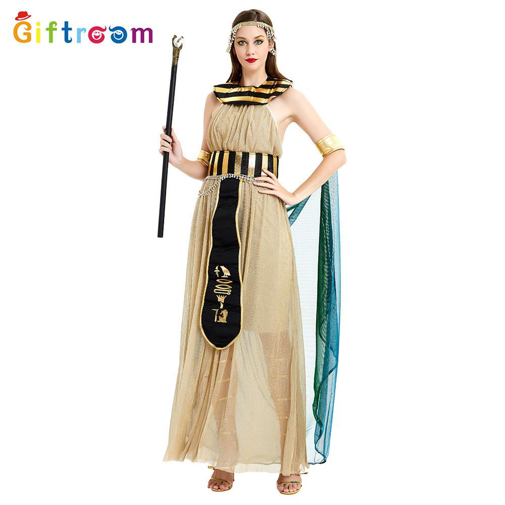 

Glamorous Cleopatra Egyptian Inspired Costume For Adult Women Perfect For Stage Shows And Celebrations