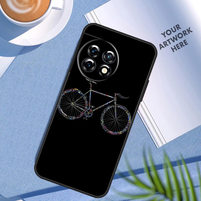 Mountain Bike Cycling art Case For OnePlus Nord 5 CE 4 3 2 Lite N20 N30 OnePlus 15 13 12 11 9 10 Pro 12R 13T 13R Cover