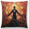 Mexico Style Abstract Mythological Figure Cushion Cover Fashion   Decorative Throw Pillow Case Drop Shipping