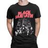 Humorous Black Cool Sabbaths T-Shirts for Men Round Neck Pure Cotton T Shirts Short Sleeve Tees Adult Tops