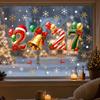 Waterproof 2027 Static Cling Decal Two-sided Xmas Party Door Stickers  Glass Mirror