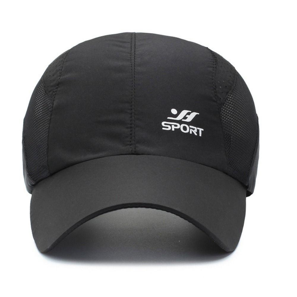 Quick Drying Fabric Men's Sun Hats Breathable Baseball Net Caps Sports Hats  Outdoor Sports