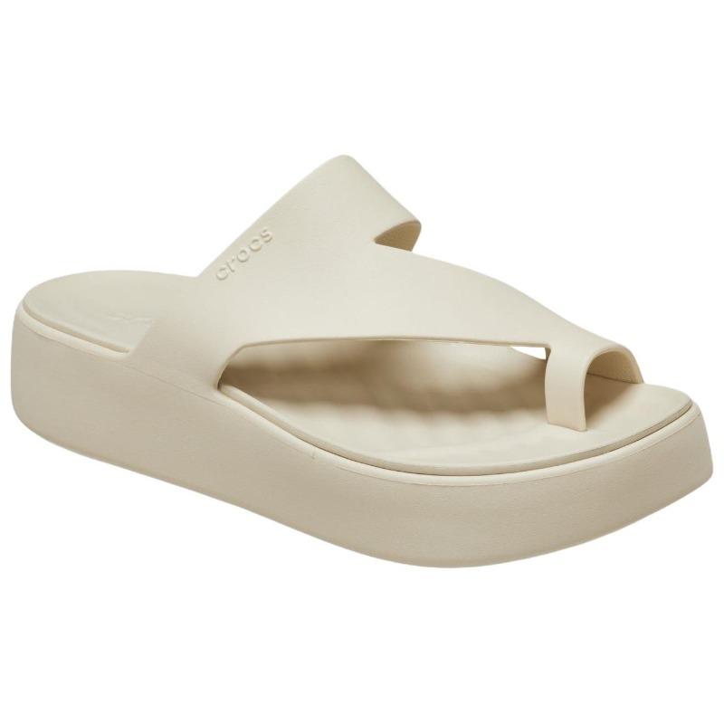 Crocs Mousse Casual Fashion Outdoor Breathable EVA Anti-rub Single Strap Slides Women Sand 210834-0LH