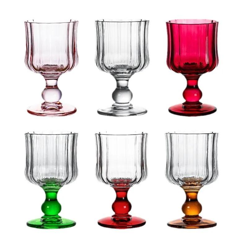 Sklenice na šampaňské, koktejlový pohár, světlo, luxusní skládané sklenice na whisky, domácí retro pohár, vynikající džus, pití, hrnek, nádobí