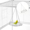 Metal Bird Cage Swing Accessory Hanging Bed And Chew Toy For Pet Bird Entertainment Cage Accessory