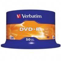 DVD-R Verbatim 16X Spindle(X50) - Capacity 4.7 GB - AZO Technology