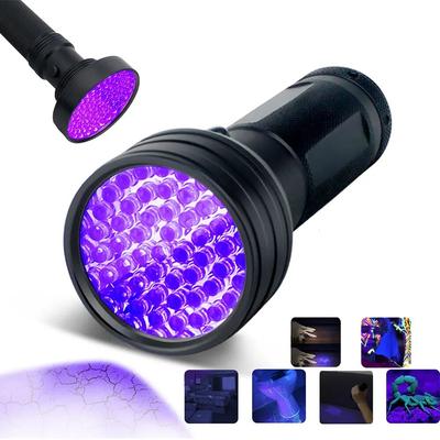 Ultraviolettes 100LED 51LED 21LED 12LED 9LED UV-Licht 395 nm LED UV-wasserdichte Taschenlampen-Lichtlampe zur Sicherheitserkennung