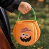 Halloween Candy Bag for Kids, 3D Pumpkin Design or Bag for Party Favors, Orange