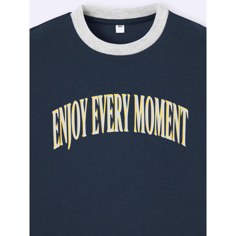 Gu By Uniqlo Kids  Unisex  Dry Waffle Boxy Tee  5 Minute Sleeve 