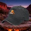 1pc Bearded Dragon Print Baseball Cap Suitable For Outdoor Sports Parties Lightweight Hook Loop Closure Bearded Lizard F