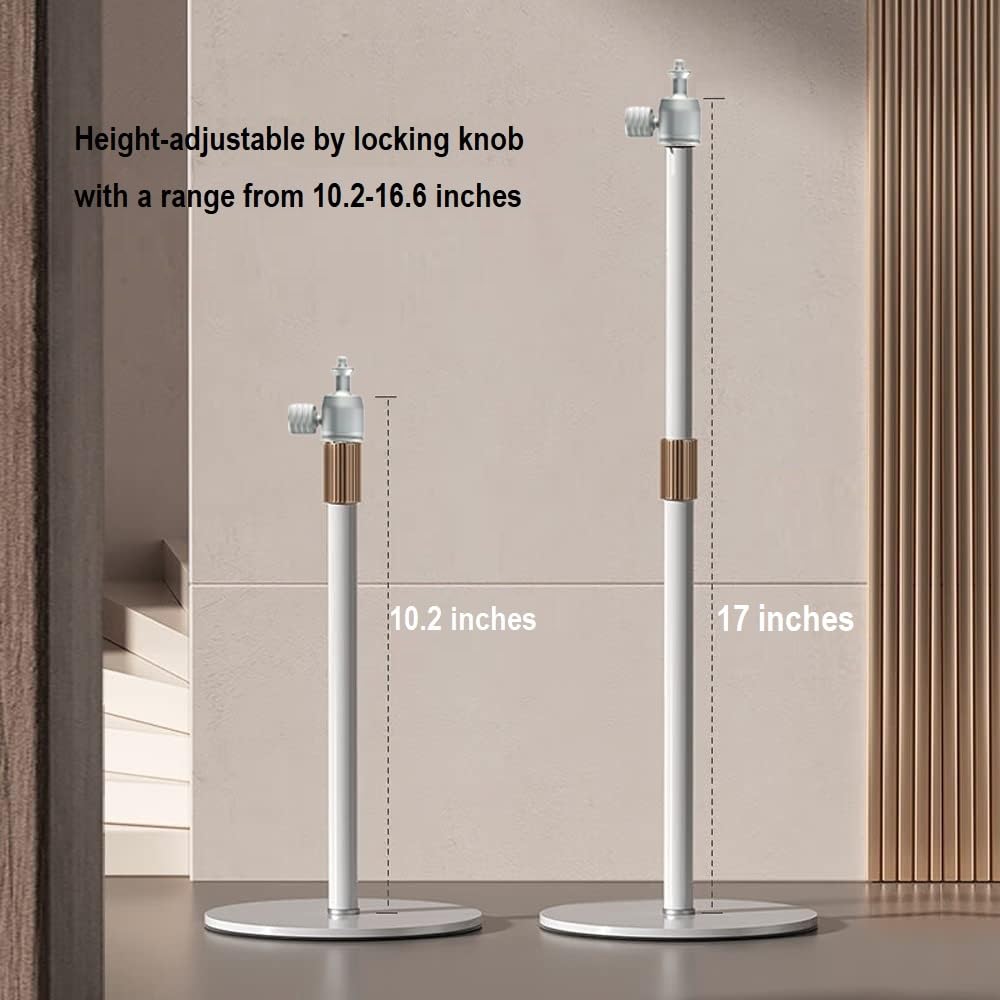 AceTaken White Webcam Magnetic Stand Holder for Logitech Brio 100, Brio 300, Brio 500, C270, C310 Webcams